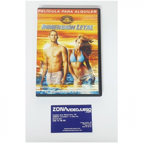 INMERSIÓN LETAL, SOLO CAJA