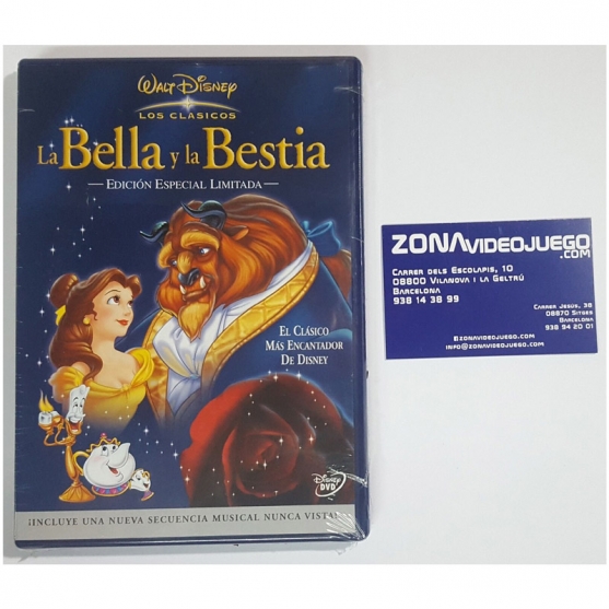 Walt Disney Los Clasicos, La bella y la Bestia, Especial, DVD VIDEO