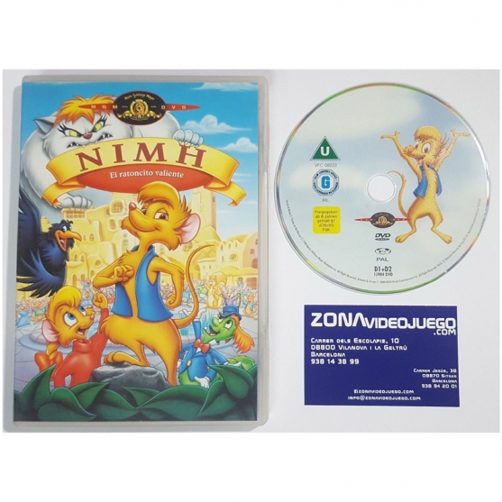 Nimh El Ratoncito Valiente, Película DVD