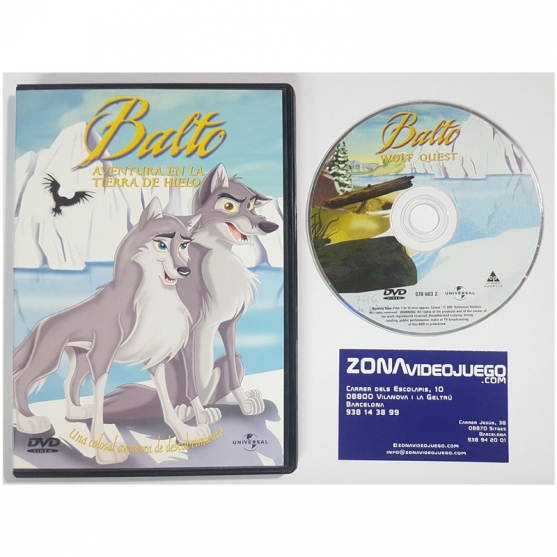 Balto Aventura en la Tierra de Hielo, Película DVD