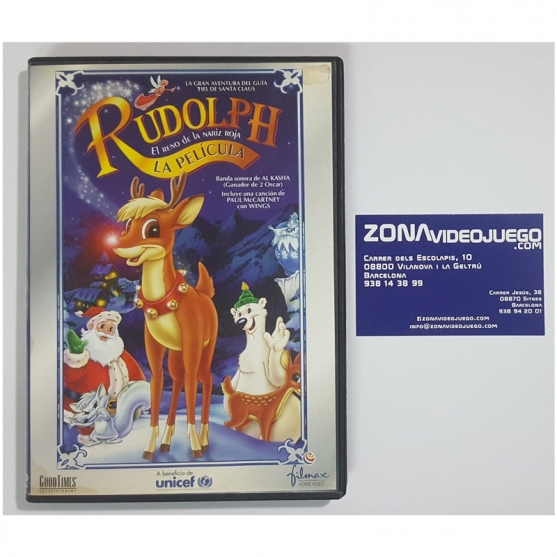 Caja Vacía, Rudolph El Reno de la Nariz Roja La película, Película DVD.