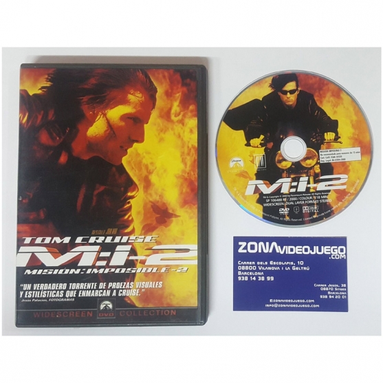 Misión Imposible 2, Tom Cruise, Dvd Video.