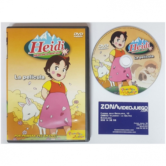 Heidi En la montaña, Película DVD