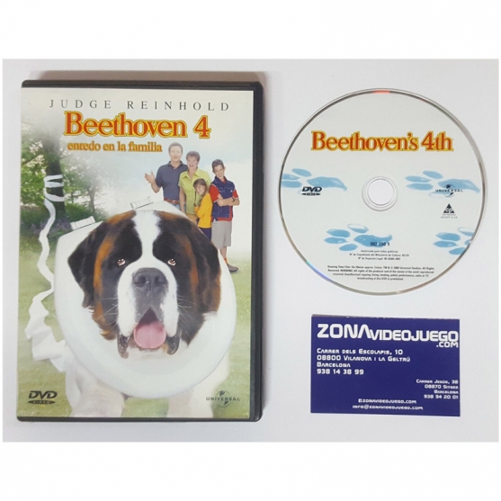 Beethoven 4 Enredo en la familia. Película Dvd.