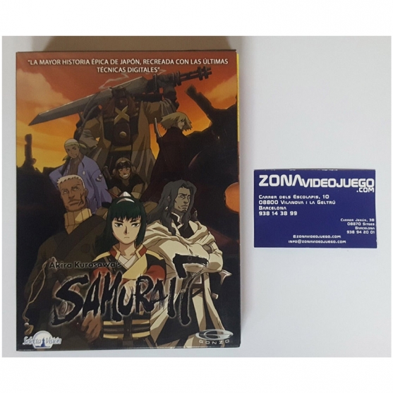 Akira Kurosawa's Samurai 7, 26 capitulos, 6 DVD.