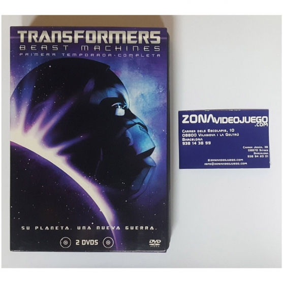 Transformers Beast Machines, 13 capitulos, 2 DVD.