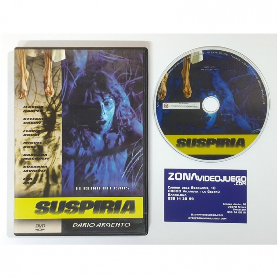 Suspiria, El reino del caos, Dario Argento, DVD VIDEO