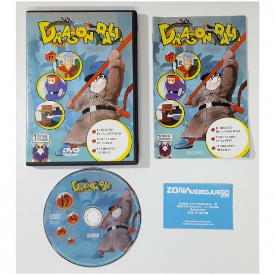 DRAGON BALL DVD 12 SALVAT, CON 3 CAPITULOS (34,35,36), DVD VIDEO