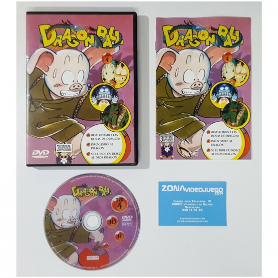 DRAGON BALL DVD 4 SALVAT, CON 3 CAPITULOS (10,11,12), DVD VIDEO