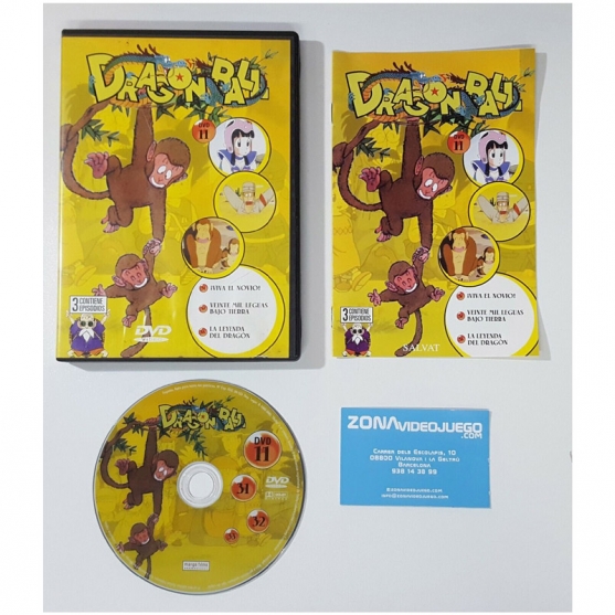 DRAGON BALL DVD 11 SALVAT, CON 3 CAPITULOS (31,32,33), DVD VIDEO