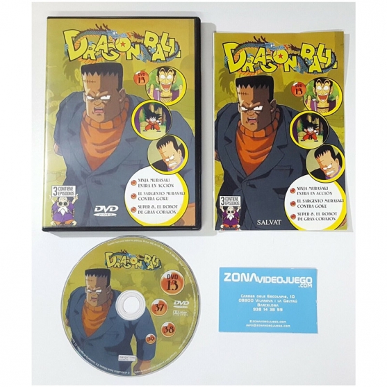DRAGON BALL DVD 13 SALVAT, CON 3 CAPITULOS (37,38,39), DVD VIDEO