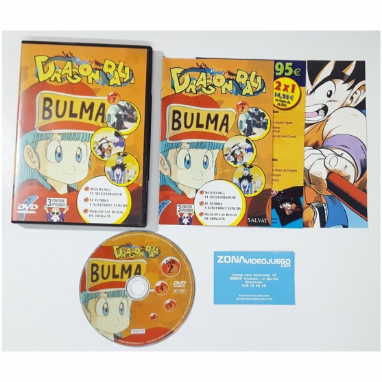 DRAGON BALL DVD 2 SALVAT, CON 3 CAPITULOS (4,5,6), DVD VIDEO