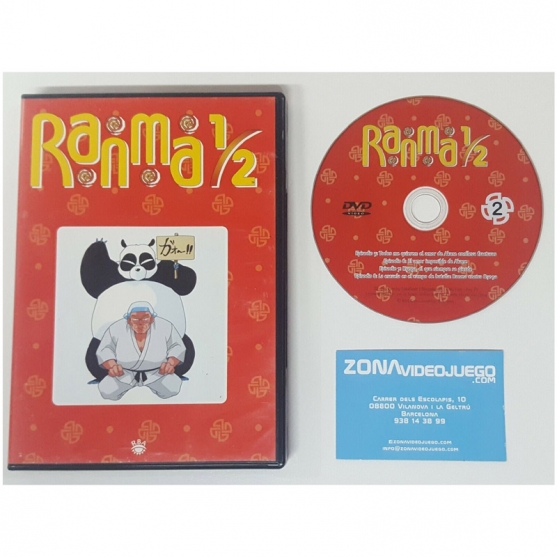 Dvd Ranma 1/2 Nº2, Episodios 5,6,7,8. 200 min. aprox