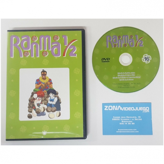 Dvd Ranma 1/2 Nº 16, Episodios 61,62,63,64. 200 min. aprox