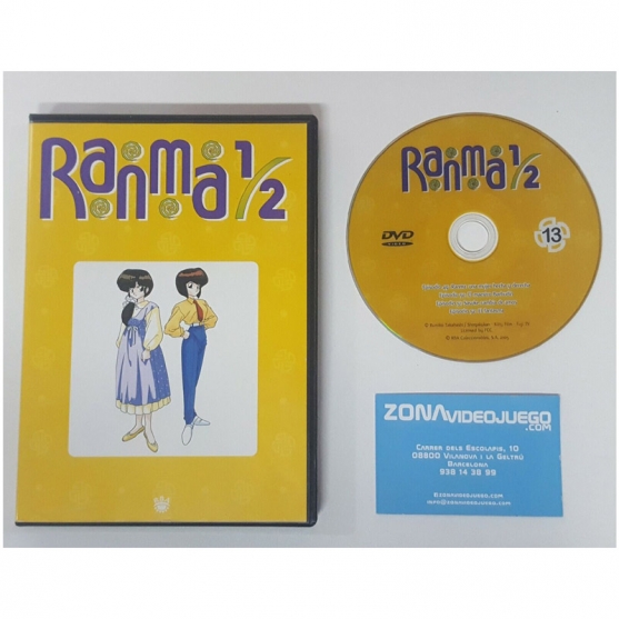 Dvd Ranma 1/2 Nº 13, Episodios 49,50,51,52. 200 min. aprox