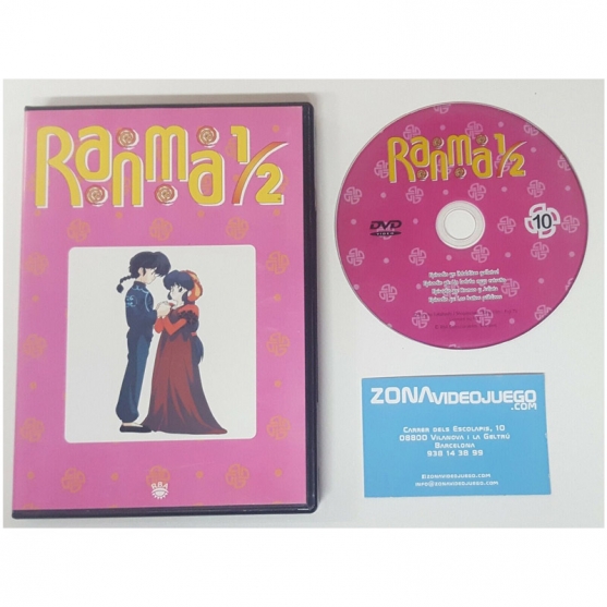 Dvd Ranma 1/2 Nº 10, Episodios 37,38,39,40. 200 min