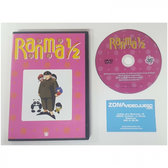 Dvd Ranma 1/2 Nº 35, Episodios 137,138,139,140. 200 min. aprox