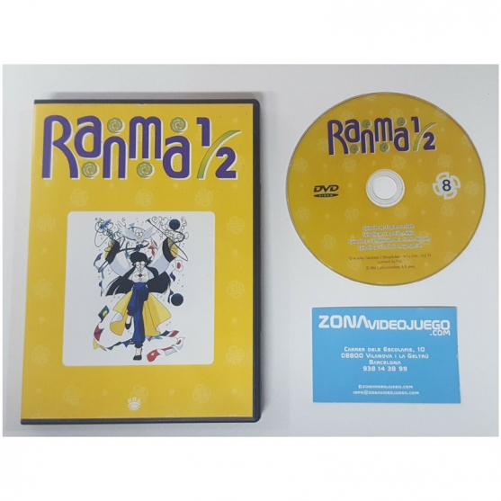 Dvd Ranma 1/2 Nº 8, Episodios 29,30,31,32. 200 min. aprox