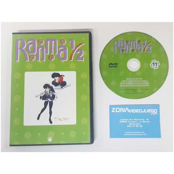 Dvd Ranma 1/2 Nº 11, Episodios 41,42,43,44. 200 min