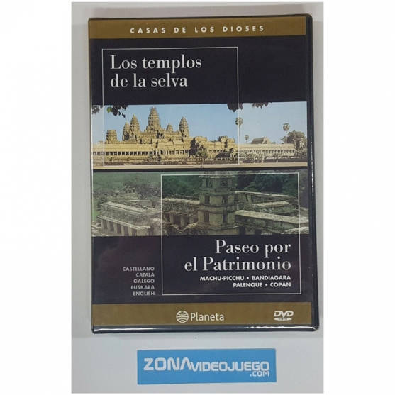Dvd, Casas de los Dioses nº7, Los Templos la Selva y Paseo patrimonio. Planeta