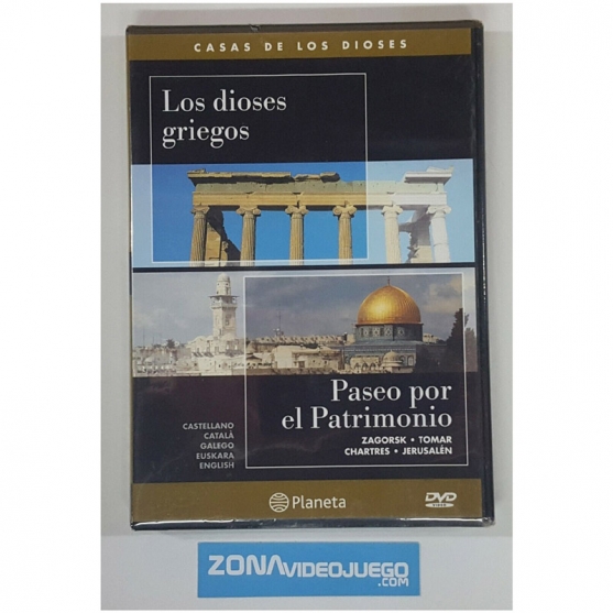 Dvd, Casas de los Dioses nº8, Los dioses Griegos y Paseo patrimonio. Planeta