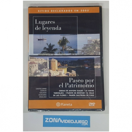 Dvd, Sitios Declarados 2005, nº18, Lugares Leyenda y Paseo patrimonio. Planeta