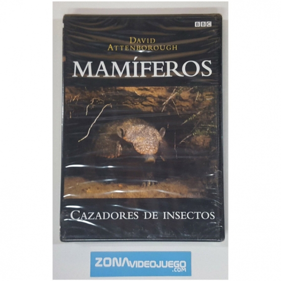 Dvd, Mamíferos Nº2, Cazadores de insectos, BBC, David Attenborough