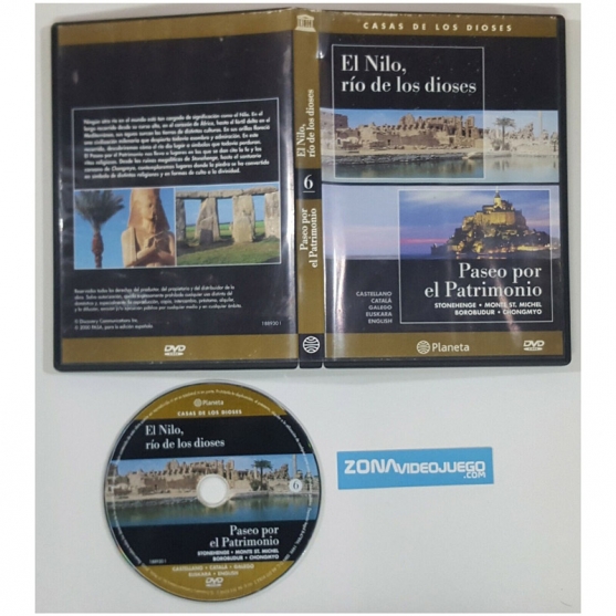 Dvd, Casas de los Dioses nº6, El Nilo y Paseo patrimonio. Planeta