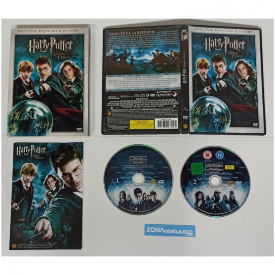 Harry Potter y la orden del Fénix Edición Especial 2 Discos, Dvd Video