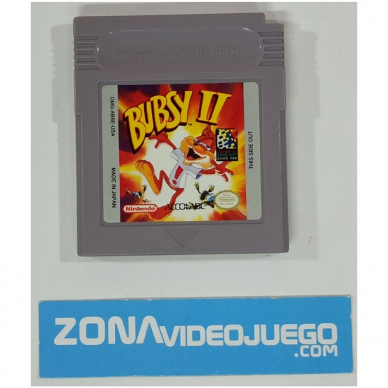 Bubsy II, Nintendo Game Boy. NTSC-Usa