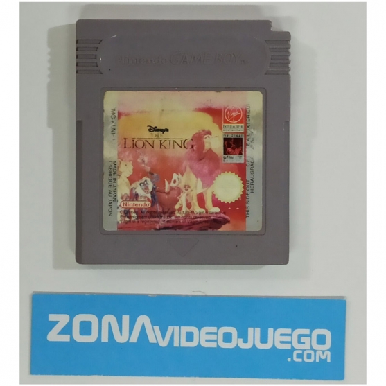 The Lion King (El Rey León), Nintendo Game Boy, Pal-eur