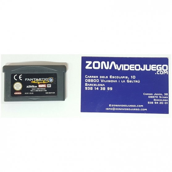 Fantastic 4 Flame On, Game Boy Advance, pal-eur