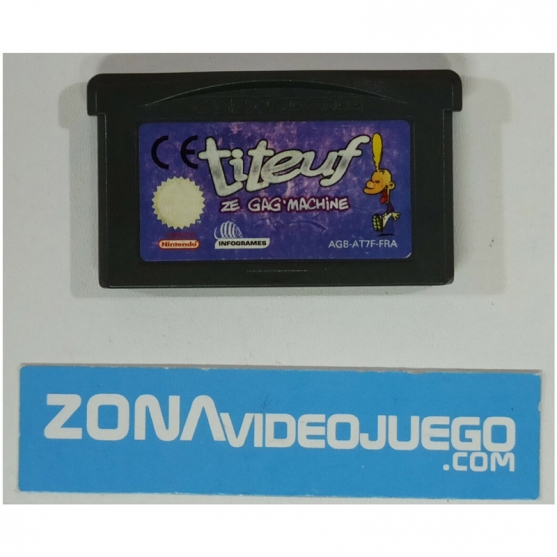 Titeuf Ze Gag Machine, Nintendo Game Boy Advance. Pal-Fra