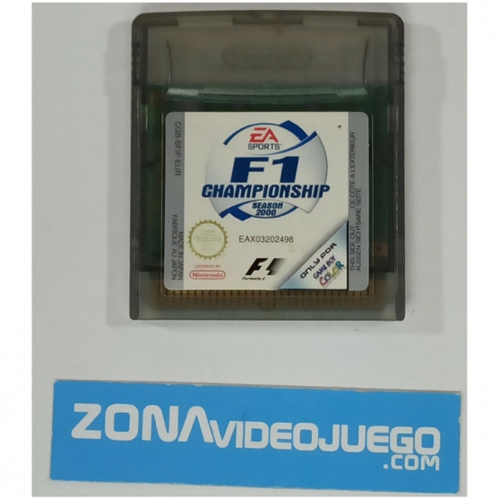 F1 Championship Season 2000, Nintendo Game Boy Color, Pal-eur