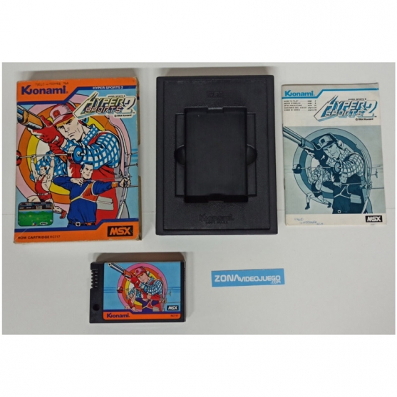 Hyper Sports 2, Sony Msx, Msx Rom Cartridge. Pal-Eur. Konami