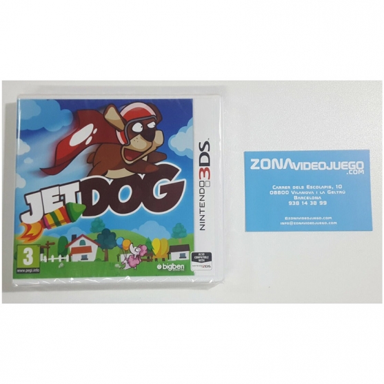 Jet Dog, Nintendo 3Ds, Pal-Esp