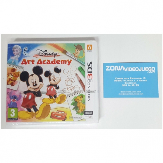 Disney Art Academy, Nintendo 3ds, Pal-Esp