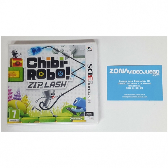 Chibi-Robo! Zip Lash, Nintendo 3ds, Pal-Esp