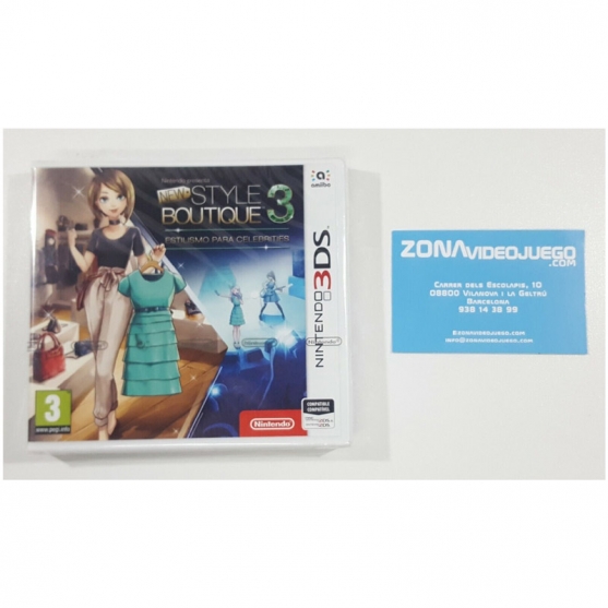 New Style Boutique 3 Estilismo para celebrities, Nintendo 3ds, Pal-Esp