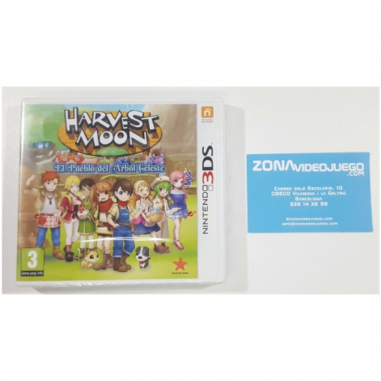 Harvest Moon El Pueblo del Árbol Celeste. Nintendo 3ds, Pal-Esp