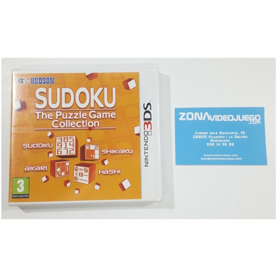 Sudoku The Puzzle Game Collection. Nintendo 3ds, Pal-Esp