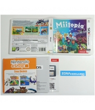 Caja vacia, Miitopia, Nintendo 3ds, Pal-Esp, No lleva el Juego.