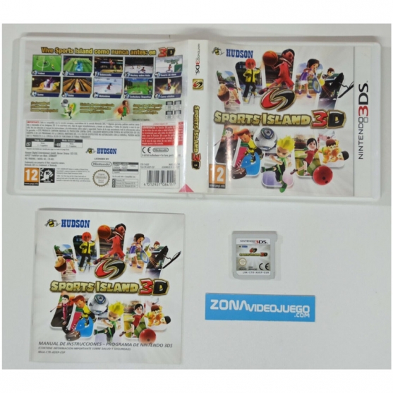 Sports Island 3d, NINTENDO 3DS, PAL-ESP