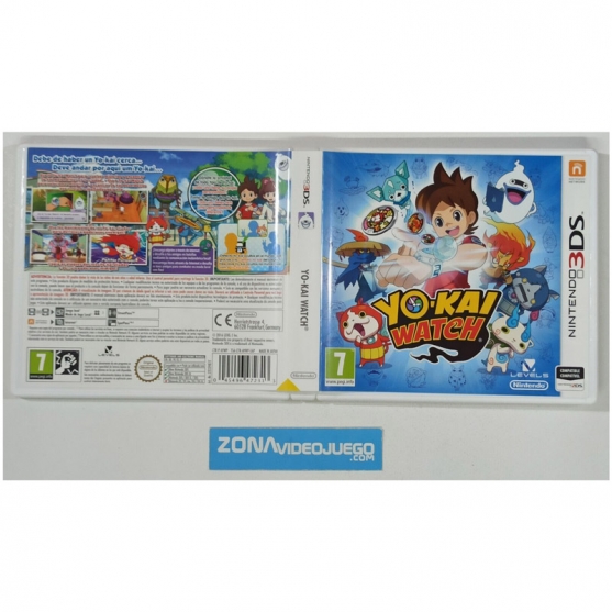 Caja Vacia Yo-Kai Watch, Nintendo 3DS, Pal-Esp. SIN JUEGO