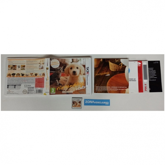 Nintendogs + Cats Golden Retriever, NINTENDO 3DS, PAL-ESP
