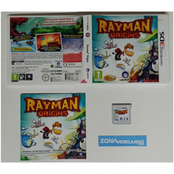 Rayman Origins, Nintendo 3Ds, Pal-Esp