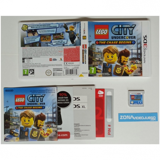 Lego City Undercover The Chase Begins, Nintendo 3Ds, Pal-Esp