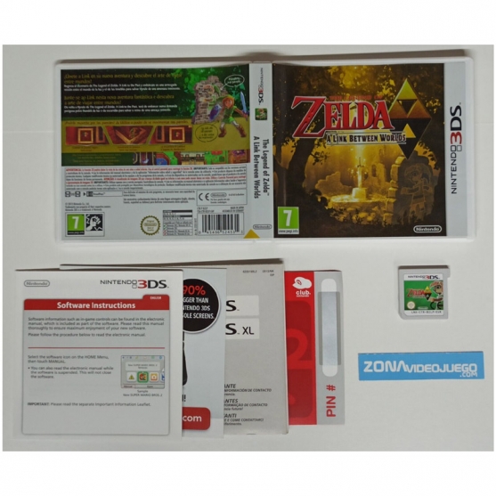 The Legend of Zelda A Link Between Worlds, Nintendo 3Ds, Pal-Esp