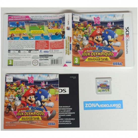 Mario & Sonic Aux Jeux Olympiques de Londres 2012, Nintendo 3Ds, Pal-Fr