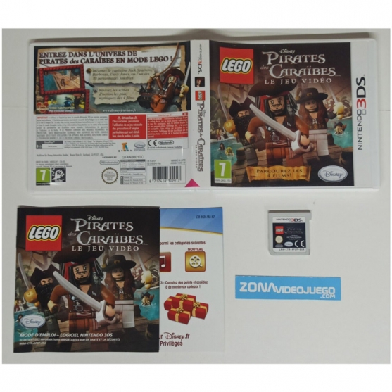 Pirates des Caraïbes Le Jeu Vidéo, Nintendo 3Ds, Pal-Fr